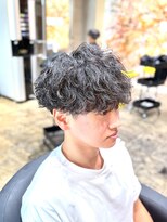 ルーメン 各務原(ROOO MEN) マッシュ×波巻きツイスパ