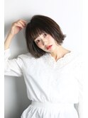 ラフな大人の外ハネミニボブ【所沢・東所沢】