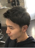 前髪上げスタイル