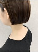 〈お客様スタイル〉ぱっつりBOB/ブラウンカラー/ショート