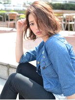 ロット 横浜(lot)&nbsp;マロンベージュ×ラフボブ