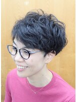 ココロコ(COCO LOCO)&nbsp;くせ毛風ツイストスパイラルパーマ　ツーブロック