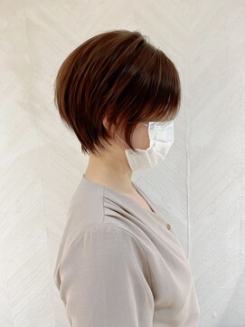 ロンド ストラーダ 心斎橋(Lond strada) ショート×ハイライト白髪ぼかし×シルキーベージュ[心斎橋]