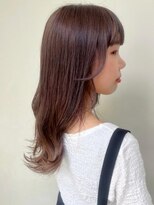 トップヘアー スパアンドリラクゼーション 安城(spa&relaxation)&nbsp;柔らかいカラーでセミロングレイヤー