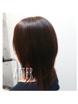 エクラートリアン 藤沢店(ECLART Lien)&nbsp;ウルフカットベース＋弱酸性GMT縮毛矯正＋TOKIOトリートメント