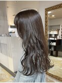 透明感グレージュ(^^)