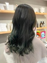 ホーム(HOME) ブリーチインナーカラーアッシュグリーントリートメント下北沢