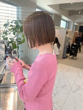 ガリカ 博多(Gallica) 【石河安奈】ぷつっとボブ/ワンレンボブ/大人ブラウンベージュ