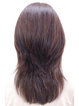 黄ぐまくん美容室 ロングレイヤー