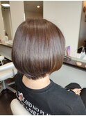 髪質改善カラー ＋ ショートボブ