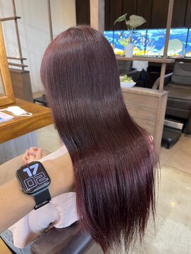 ラ メール ヘア デザイン(La mer HAIR DESIGN) 艶髪ロング/ピンクヴァイオレット