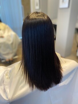 ファム 宝町店(femme) 黒髪の縮毛矯正