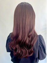 ジフ エクステンション 金沢駅西店(JIF extension)&nbsp;チェリーレッドロングヘア