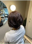 gronn 小顔前下がりボブ
