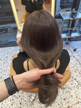 ボタン シブヤ(VOTAN SHIBUYA) 韓国ヘア/顔まわりカット艶感カラー/透明感カラー