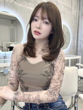 アリュウル 表参道 青山(Allure) 大人可愛いくびれミディ*レイヤーカット/艶カラー