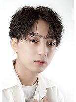 オーシャントーキョー 心斎橋(OCEAN TOKYO WEST)&nbsp;韓国ヘアニュアンスパーマカルマセンターパートコンマヘアウルフ