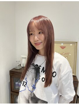 アンヘアー 元町三宮(UNHAIR) ピンクベージュ