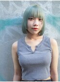ハイトーンカラー ボブ