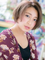 カバーヘア ブリス 大宮西口(COVER HAIR bliss)&nbsp;抜け感フェイスフレーミング前下がり小顔ボブh3大宮20代30代40代