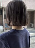 丸みボブスタイル