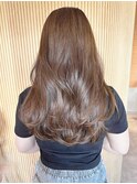 上質パールベージュ×おもかるレイヤーカット