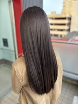 フェニーチェ オン ザ ビーチ(FENICE on the beach)&nbsp;グレージュカラー#髪質改善#髪質改善カラー#前髪#韓国