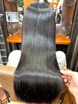 ハーシーバイアポロ 相模大野(HERSHE by apollo) x髪質改善/ホワイトグレージュ/レイヤーカット/チェリーブラウン