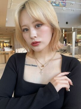 ミンクス ギンザ セントラル(MINX ginza central) 【MINX】似合わせ小顔レイヤーボブウルフ_銀座/髪質改善