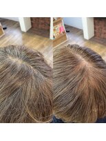 アメリ(Ameri)&nbsp;-Ameri-藤川☆白髪ぼかしメンテ【浜町/ショート/ボブ/髪質改善】