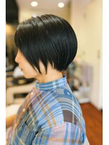 サプリス(suplis hair design) 艶感ストレート×耳掛けコンパクトショート