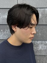 ヒュイル バイ ニアウ(Hwyl by Niau)&nbsp;メンズマッシュセンターパートスパイラルパーマニュアンスパーマ