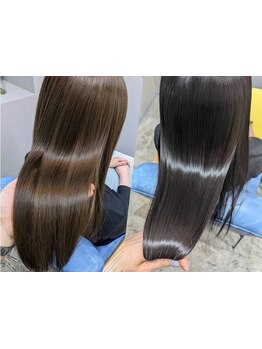 ワンランク上の髪質改善ストレート★朝のアイロン時間をゼロに♪地毛の様に柔らかい自然なストレートに◎