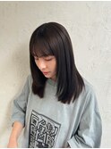 黒髪/表参道ハイライト/オリーブグレー/小顔/ココアベージュd83