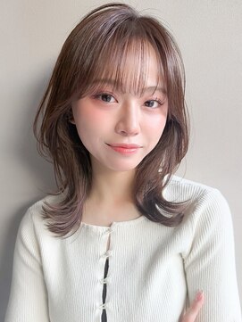 リヤン 表参道(lyann) セミディ似合わせカット前髪ミディアムレイヤーカット美髪