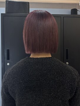 スイヘアデザイン 久留米(suii.. hair design) ボブ/ボルドー/yurina