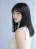 【美髪へくせ毛対策◎】骨格矯正カット+優しい縮毛矯正+ハホニコTR ¥19,800