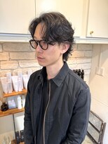 タヒエ 松屋町(tahie)&nbsp;ミックスパーマ×センターパート