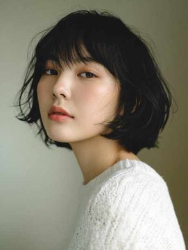 シェル 国分寺(shell) くびレイヤーエモージュグレージュカラーくびれショート/国分寺