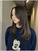 レイヤーカット透明感カラーブラウンベージュ川越本川越
