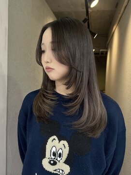 ヴィヒタ 川越 本川越(VIHTA.) レイヤーカット透明感カラーブラウンベージュ川越本川越