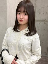 アロ 大阪梅田(alo)&nbsp;【momoa】顔周りレイヤー×ナチュラルブラウン《レイヤー》