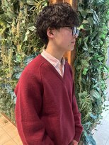 ロックス バイ マグ 松本(rocks BY MAG)&nbsp;メンズパーマ無造作質感ナチュラルおしゃれヘア