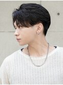 シャドウパーマ アクティブショート ショートアップバング