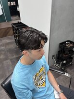 メンズサロンドットリアン(dot. lien)&nbsp;センターパートフェザーパーマ【町田/町田駅/MEN'S】