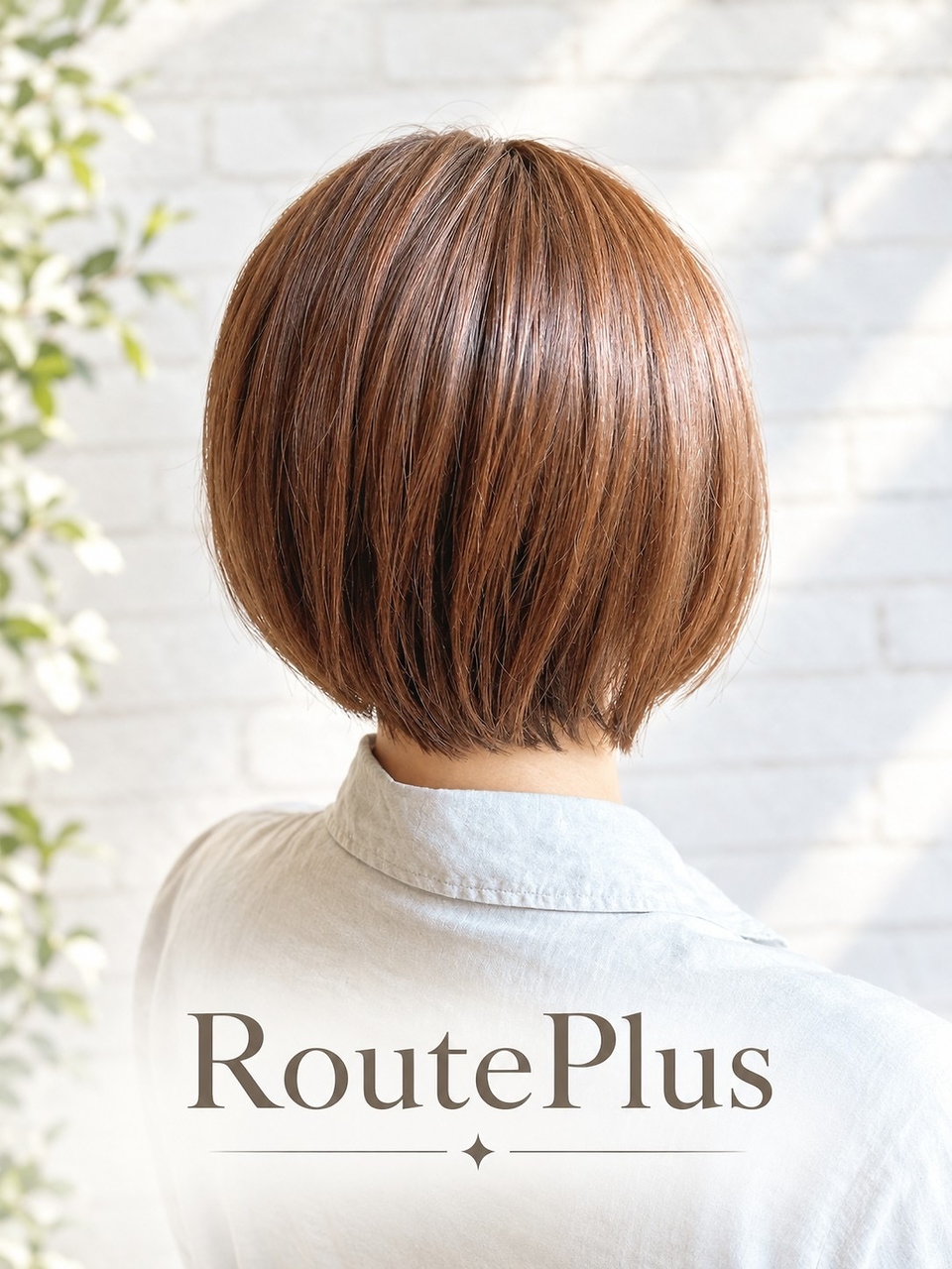 ルートプラス(RoutePlus)の写真/理想のショートスタイルを☆骨格に合わせ、肌なじみのいいスタイルに！忙しい朝でもセットしやすい◎