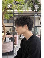 ユニオンデュオ 栄(Union Duo) メンズニュアンスパーマ風ミディアムマッシュ
