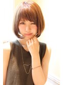 大人上品・ひし形ボブ・シルエットが綺麗