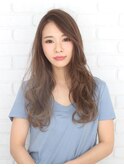 大人可愛い愛されフェミニンウェーブ セミドライ質感