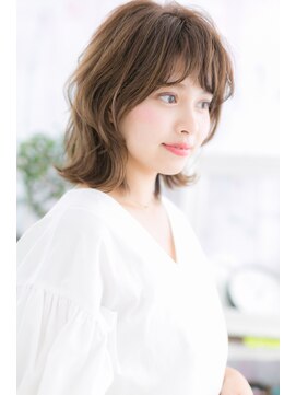 ヘアアンドビューティー ミック(Hair & Beauty miq) くびれカールで作る!外国人風女っぽウルフa